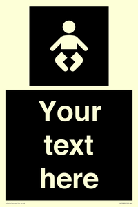 Custom information: black panel baby change